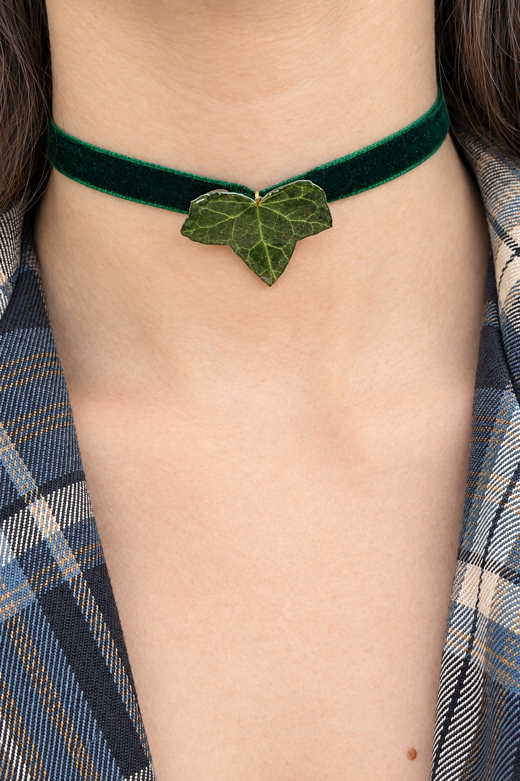 Collana fiori - foglia di edera