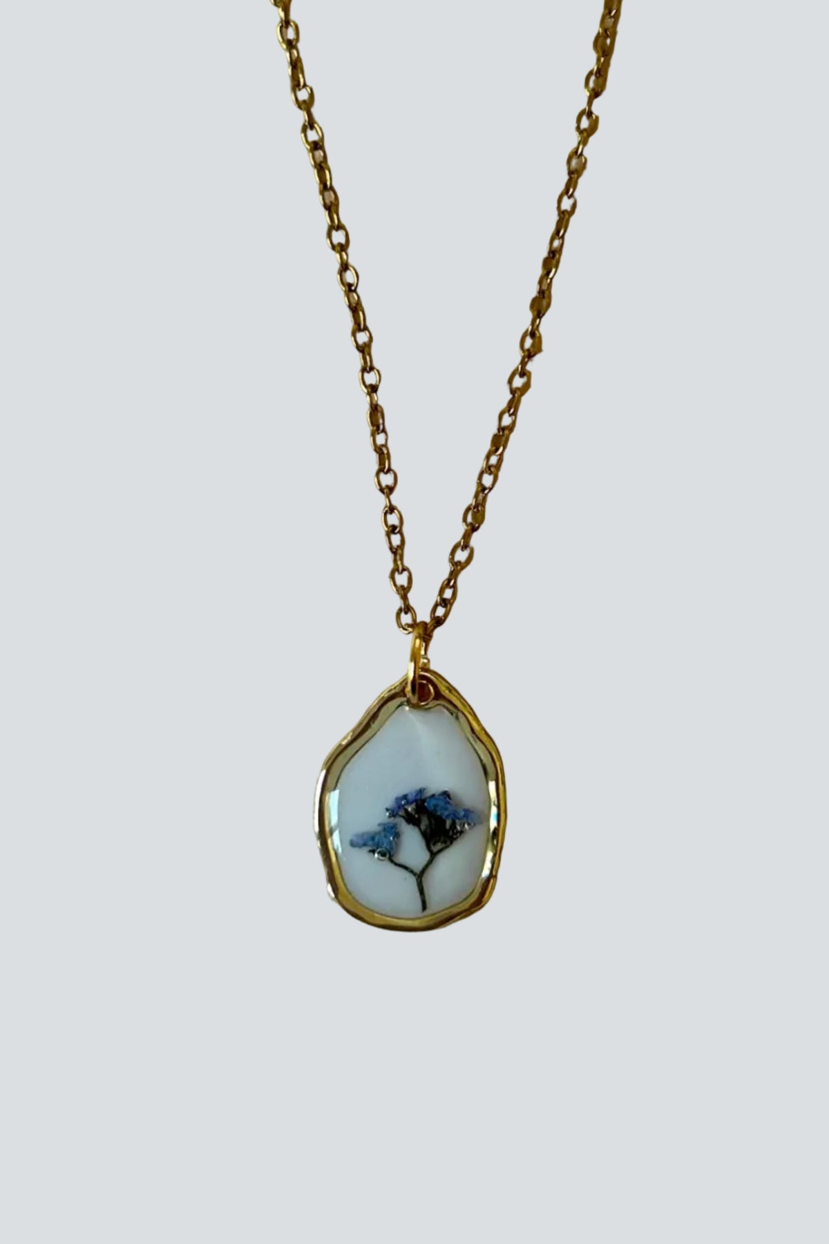 Collana piccole fioriture - non ti scordar di me