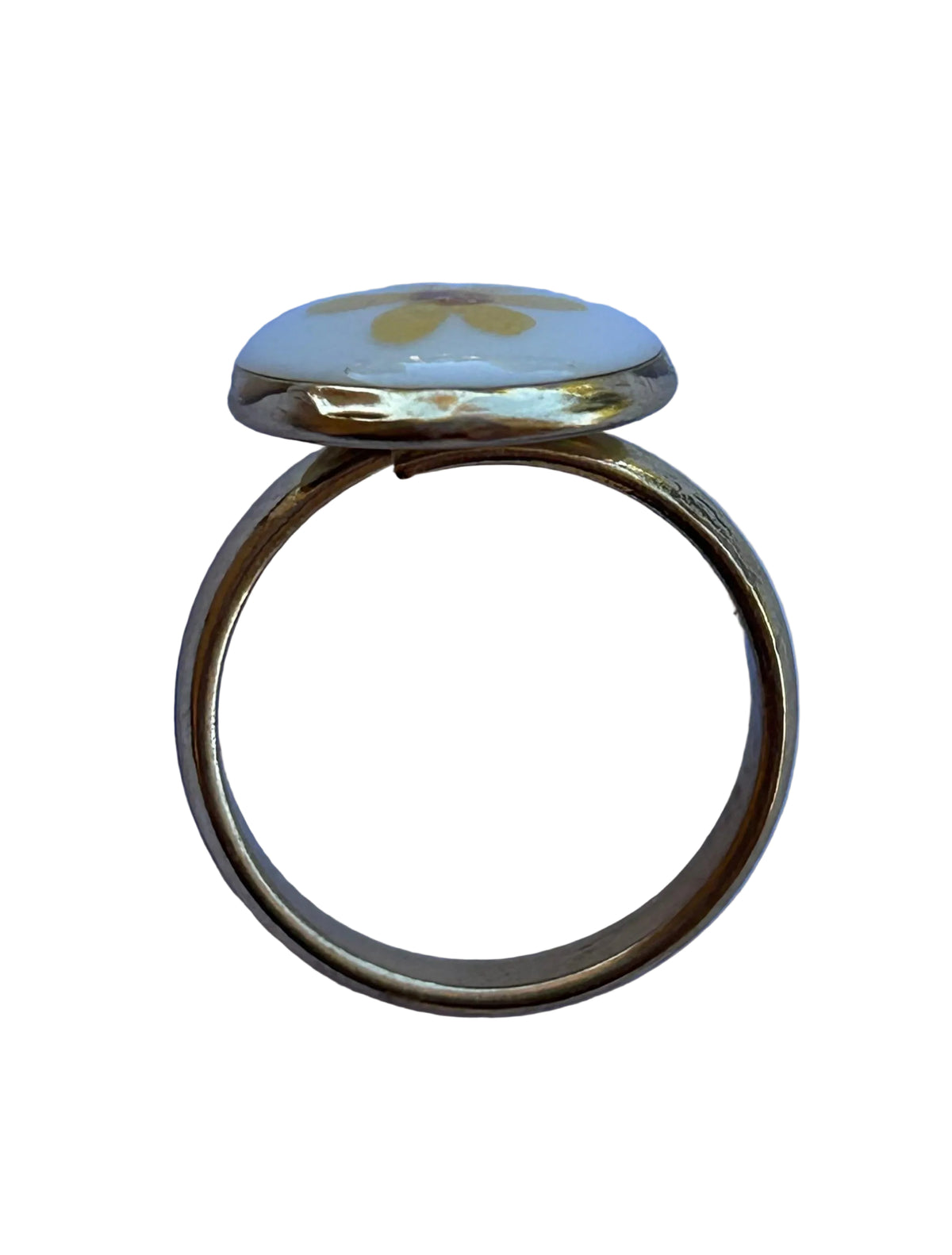 Anello piccole fioriture - ranuncolo giallo