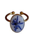 Anello piccole fioriture - fiore di scilla silvestre