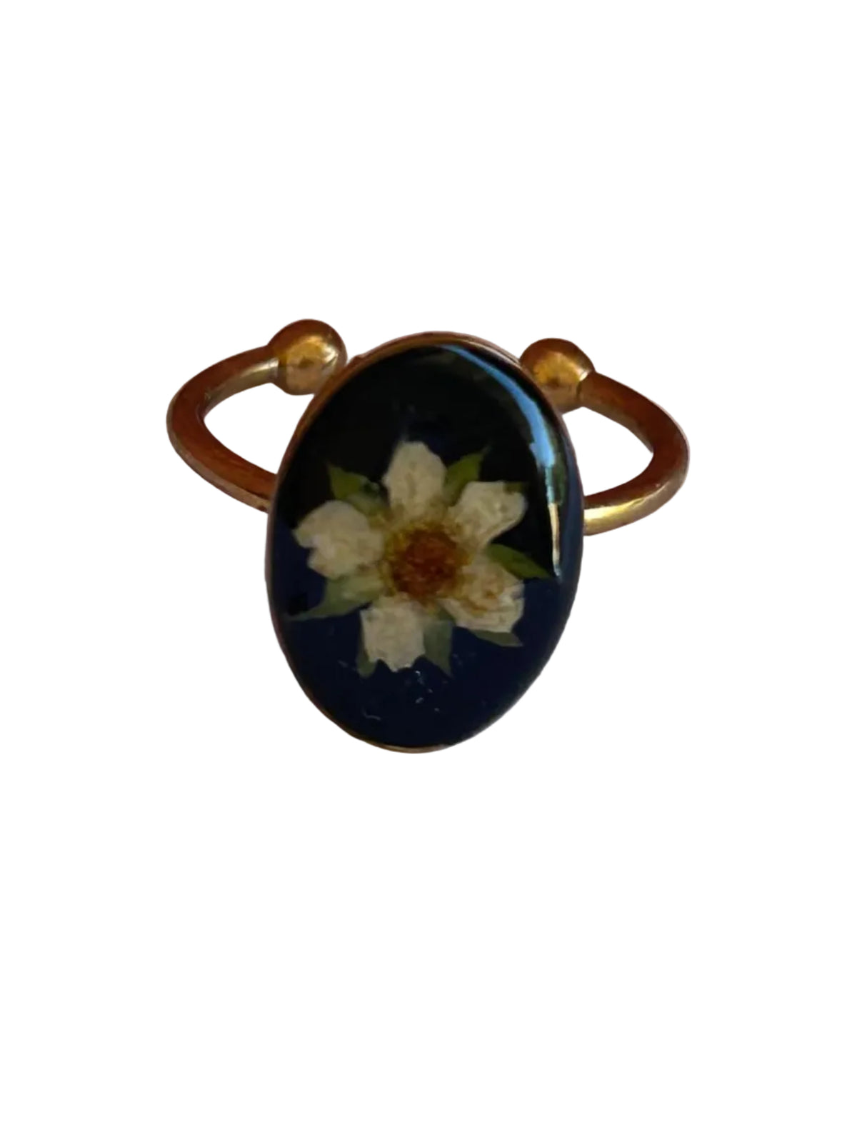 Anello piccole fioriture - fiore di fragola