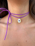 Collana piccole fioriture - geranio selvatico