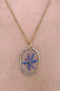 Collana fioriture trasparente - scilla silvestre