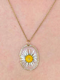 Collana fioriture trasparente - margherita