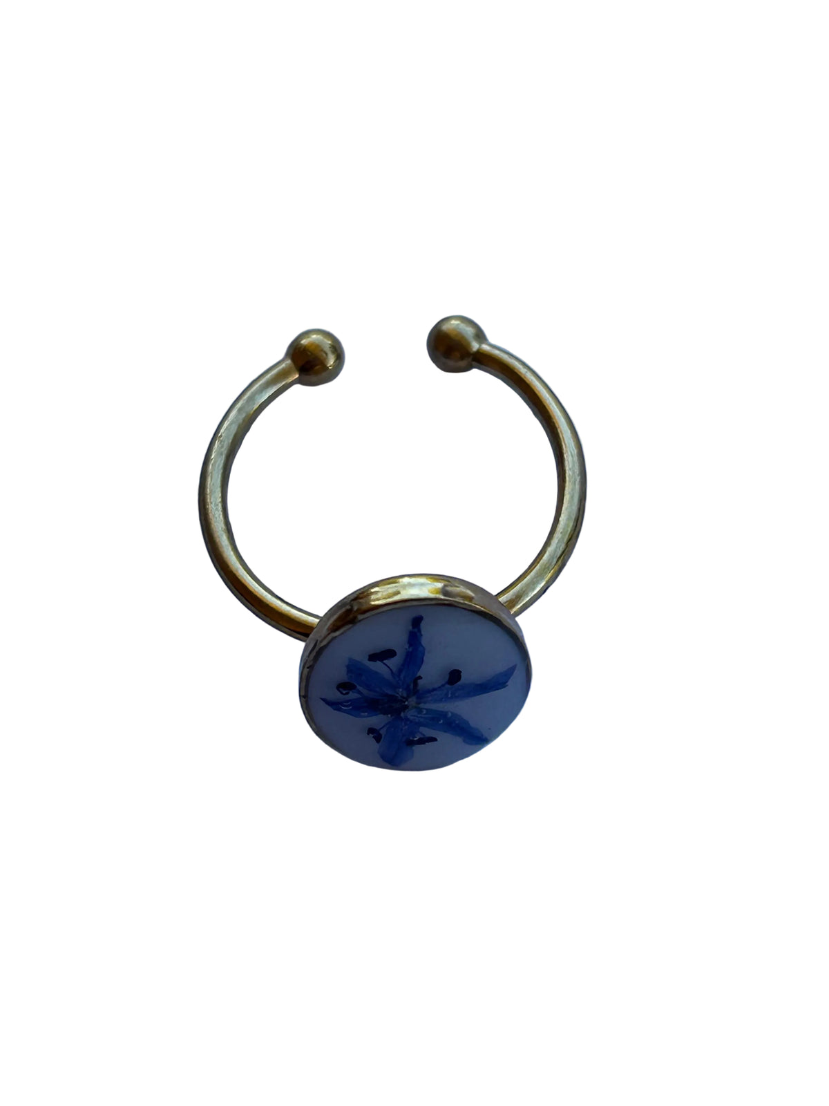 Anello piccole fioriture - fiore di scilla silvestre