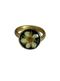 Anello piccole fioriture - fiore di fragola